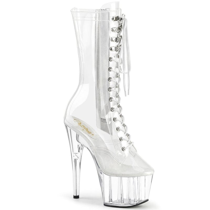 Bottines Pleaser Adore-1050C Femme Clear | PARIS FRAFWKTY