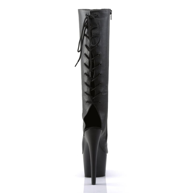 Bottines Pleaser Adore-2018 Vegan Leather Femme Noir | PARIS FRFLEJUR