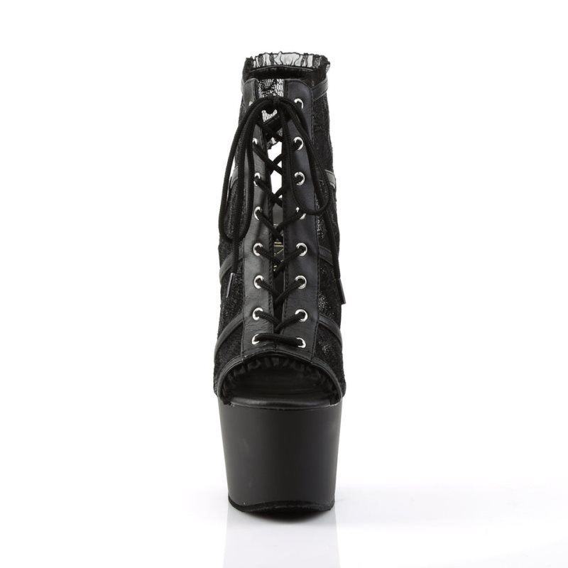 Bottines Pleaser Adore-796LC Femme Noir | FRANCE FRJNUKMB