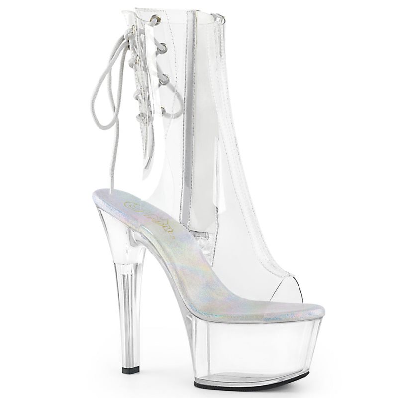 Bottines Pleaser Aspire-1018C Femme Clear | FRANCE FRRATGDU