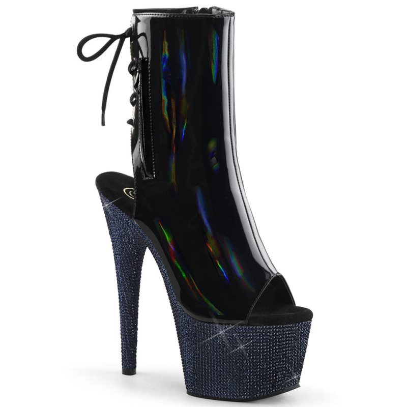 Bottines Pleaser Bejeweled-1018DM-7 Femme Noir | FRANCE FRPJWCQI