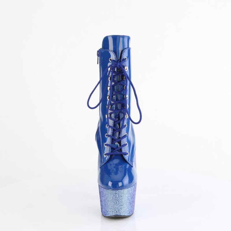 Bottines Pleaser Bejeweled-1020-7 Femme Bleu | PARIS FRAVUCNF