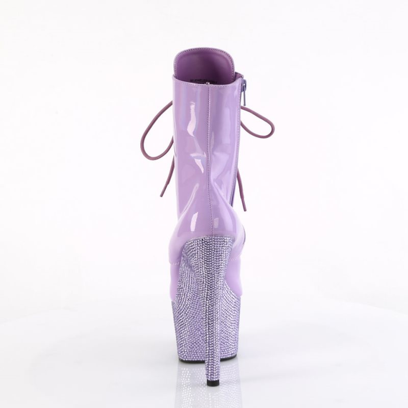 Bottines Pleaser Bejeweled-1020-7 Femme Violette | PARIS FRWYDLOS