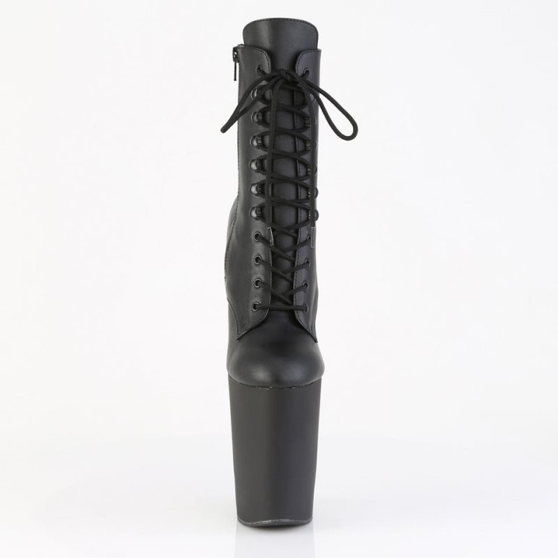 Bottines Pleaser Bewitched-1020 Faux Leather Femme Noir | FRANCE FRZVTHKQ