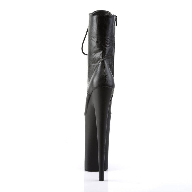 Bottines Pleaser Beyond-1020 Vegan Leather Femme Noir | FRANCE FRHCZGXJ