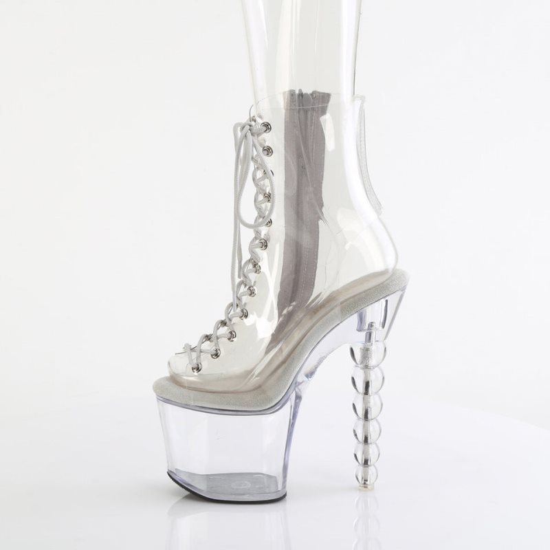 Bottines Pleaser Bliss-1016C Femme Clear | PARIS FRKOJNHF