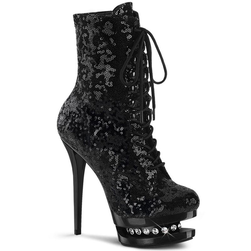 Bottines Pleaser Blondie-R-1020 Femme Noir | PARIS FREUYTKO