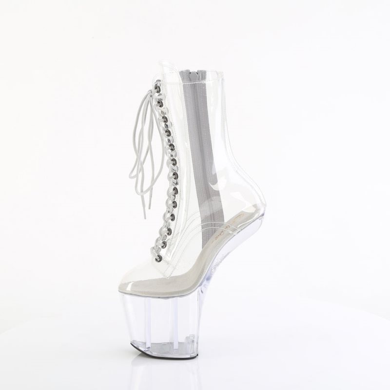 Bottines Pleaser Craze-1040C Femme Clear | PARIS FRKFTAGD