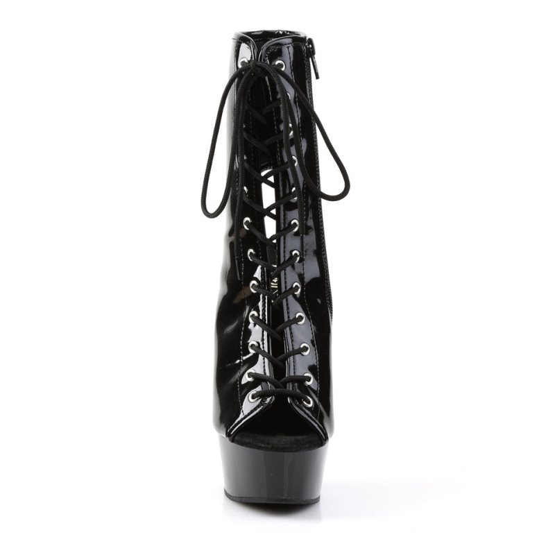 Bottines Pleaser Delight-1016 Femme Noir | PARIS FRWZHGRJ