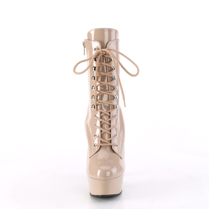 Bottines Pleaser Delight-1020 Femme Beige | PARIS FRWVDMKC