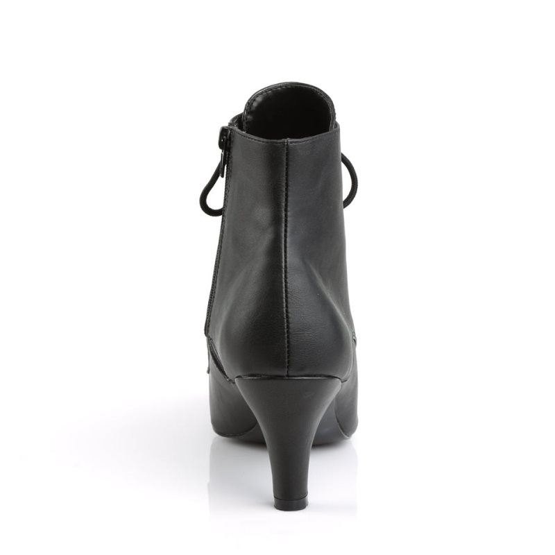 Bottines Pleaser Divine-1020 Vegan Leather Femme Noir | PARIS FRXOMUQF