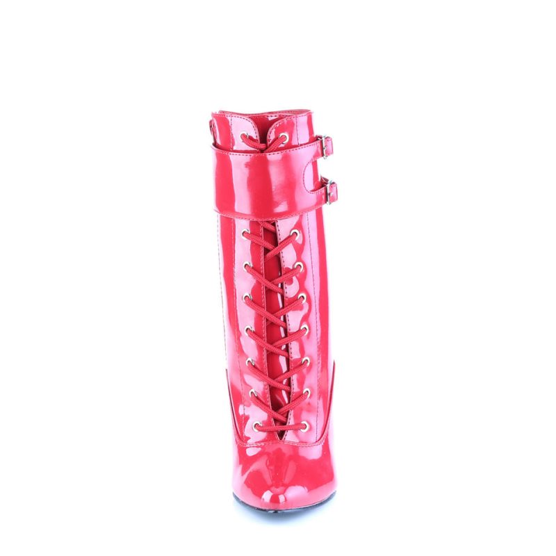 Bottines Pleaser Domina-1023 Femme Rouge | PARIS FRFSORUJ