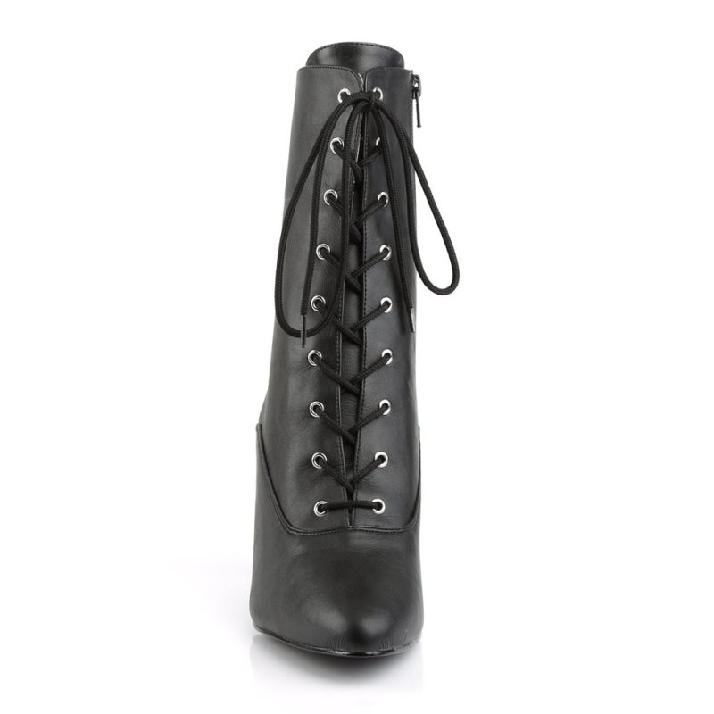 Bottines Pleaser Dream-1020 Vegan Leather Femme Noir | PARIS FRUQEKSA