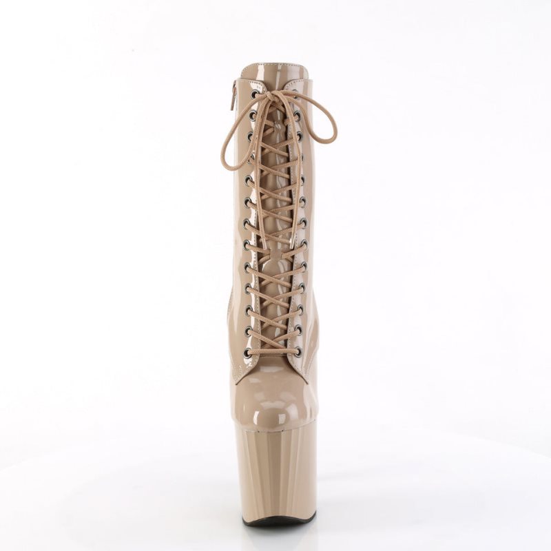 Bottines Pleaser Enchant-1040 Femme Beige | PARIS FRJBHWXA