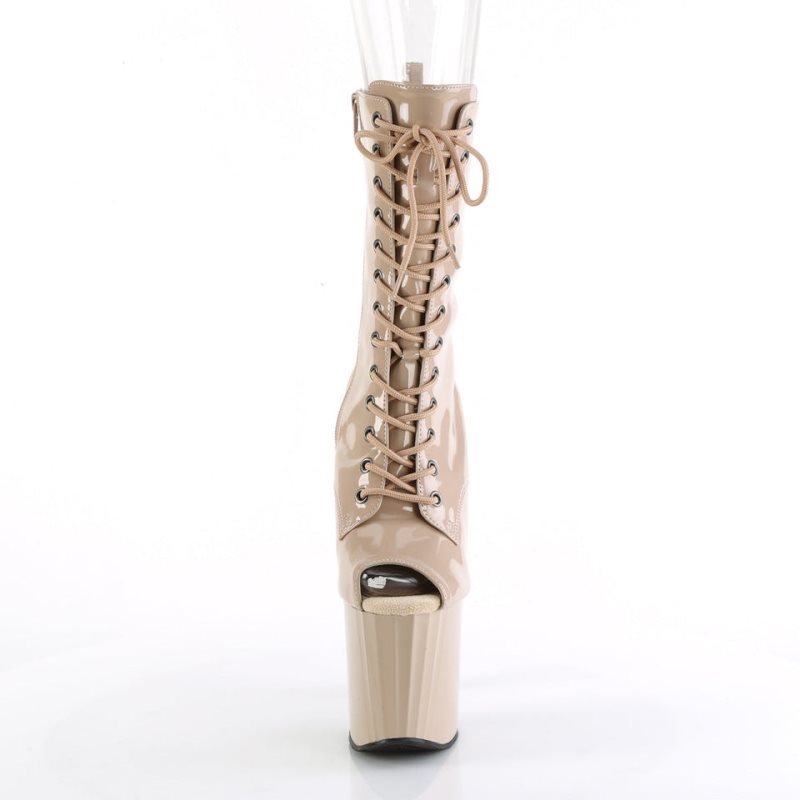 Bottines Pleaser Enchant-1041 Femme Beige | PARIS FRXICGMV