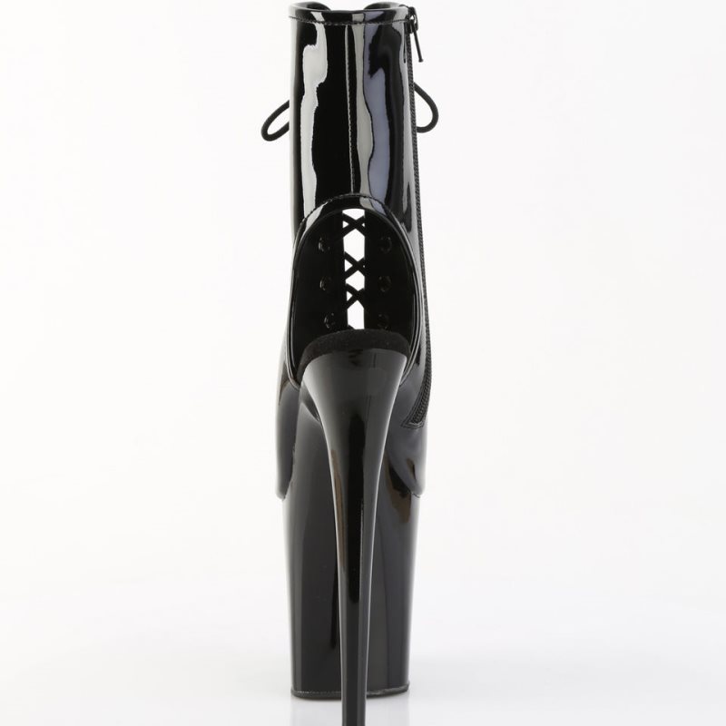 Bottines Pleaser Flamingo-1016 Femme Noir | FRANCE FRRBKPOY