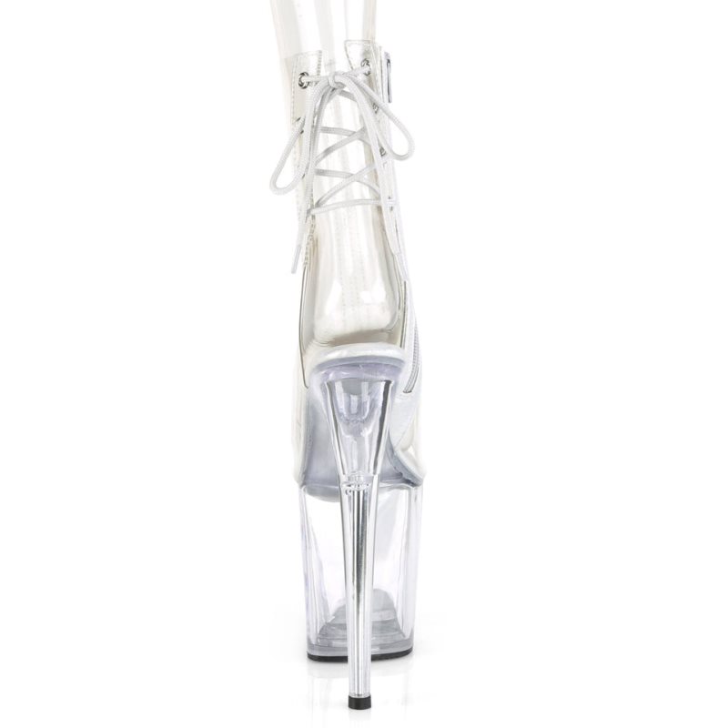 Bottines Pleaser Flamingo-1018C Femme Clear | FRANCE FRFCGTRP