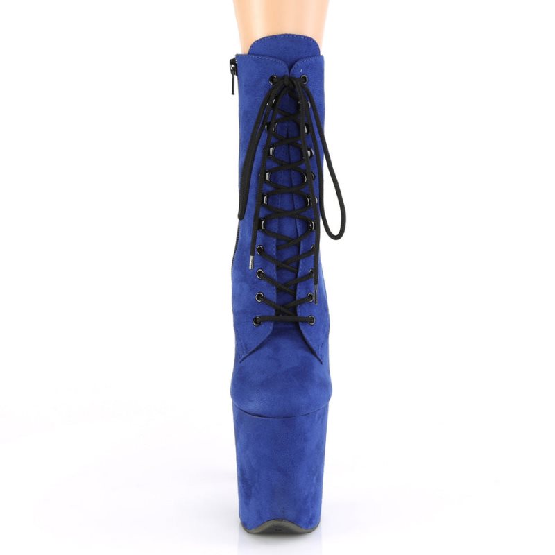 Bottines Pleaser Flamingo-1020FS Femme Bleu | PARIS FRSOQGPE