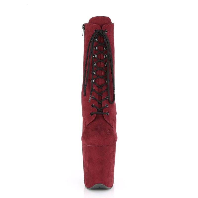 Bottines Pleaser Flamingo-1020FS Femme Bordeaux | PARIS FRIPEXAZ