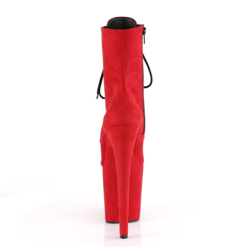 Bottines Pleaser Flamingo-1020FS Femme Rouge | FRANCE FRYVNZOC