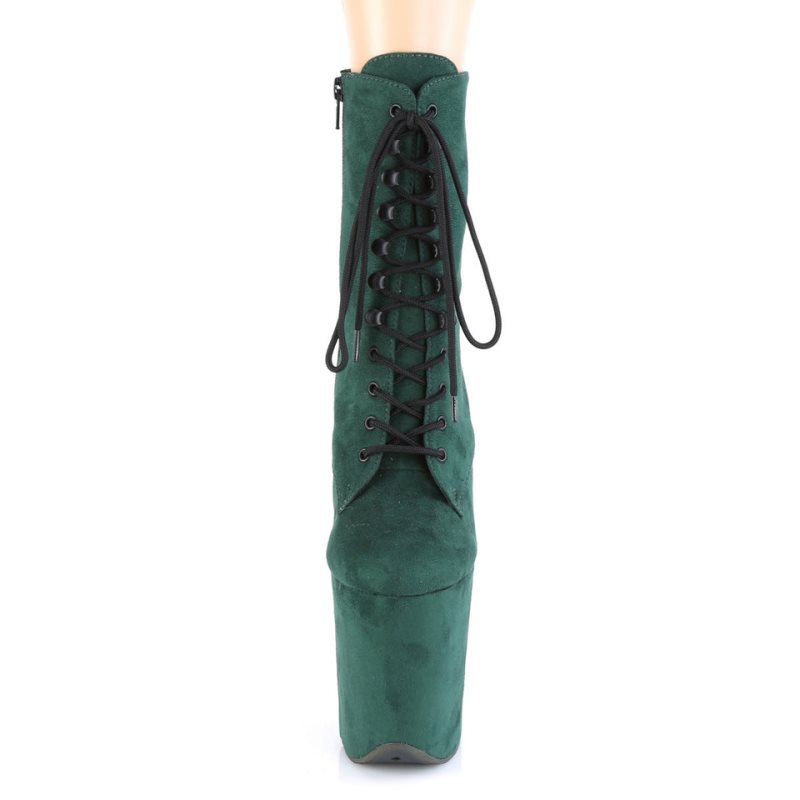 Bottines Pleaser Flamingo-1020FS Femme Vert | PARIS FRTPRBEF