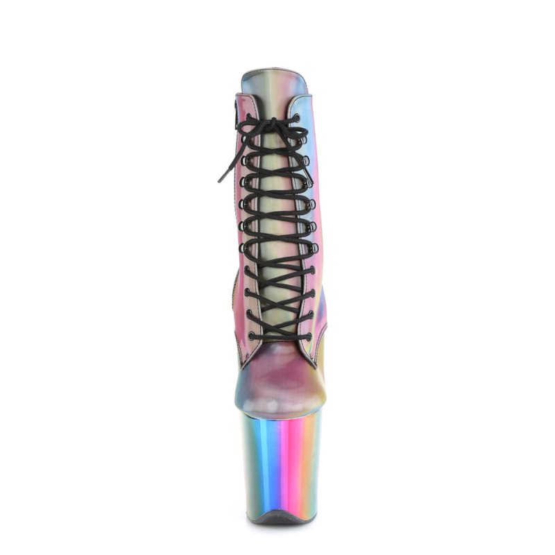 Bottines Pleaser Flamingo-1020RC-REFL Femme Multicolore | PARIS FRQLIJRX