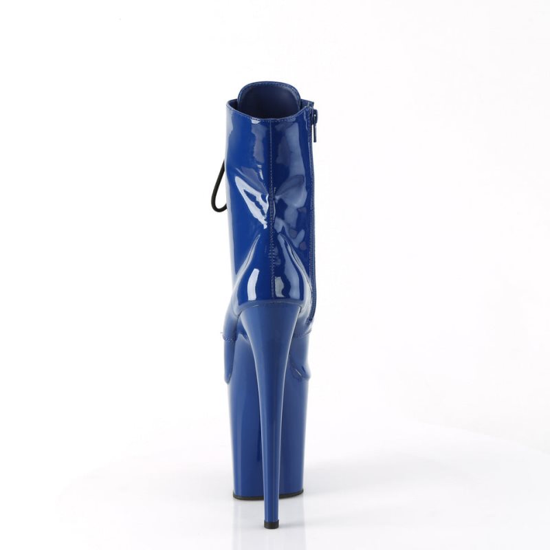 Bottines Pleaser Flamingo-1020 Femme Bleu | PARIS FRBURPGE