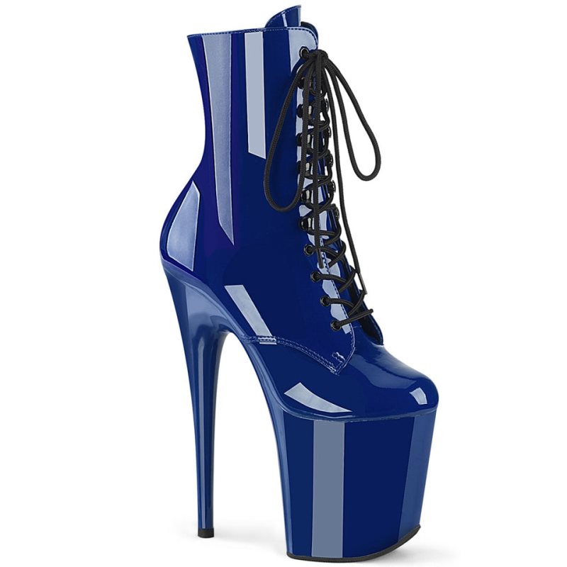 Bottines Pleaser Flamingo-1020 Femme Bleu | PARIS FRBURPGE