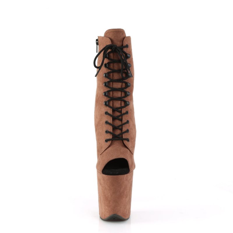 Bottines Pleaser Flamingo-1021FS Femme Marron | PARIS FRCAQRUD