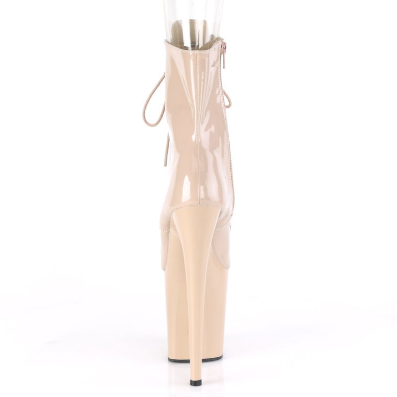 Bottines Pleaser Flamingo-1021 Femme Beige | FRANCE FRSKRHAV