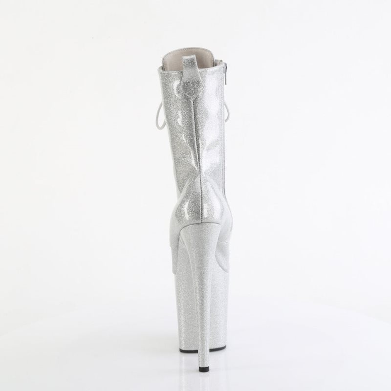 Bottines Pleaser Flamingo-1040GP Femme Argent | PARIS FRKQVGRF