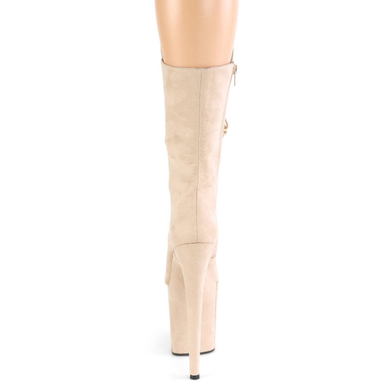 Bottines Pleaser Flamingo-1050FS Femme Beige | PARIS FRXURIAF