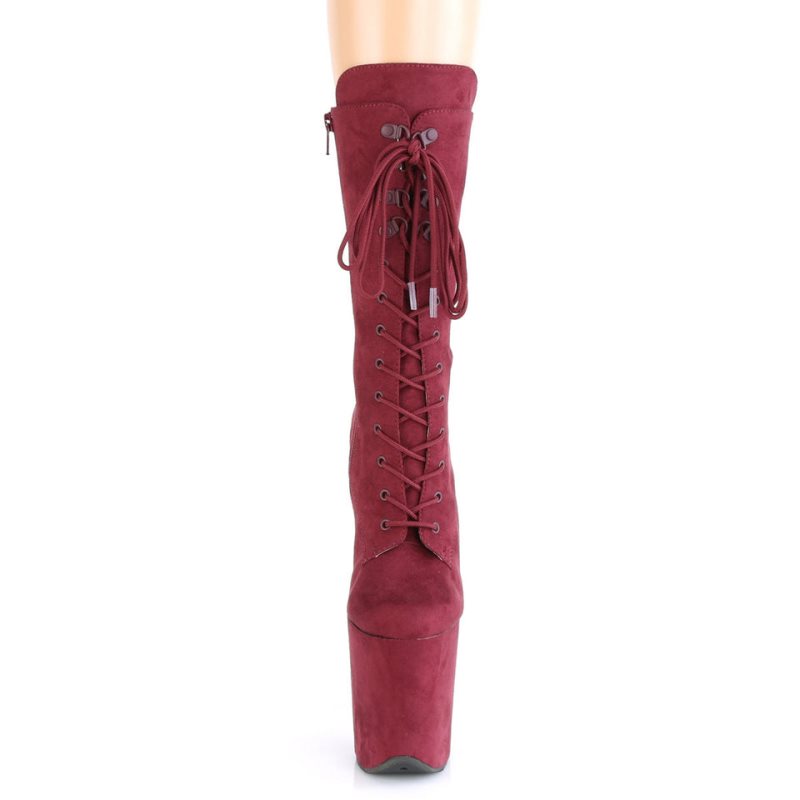 Bottines Pleaser Flamingo-1050FS Femme Bordeaux | FRANCE FRGUVSFD