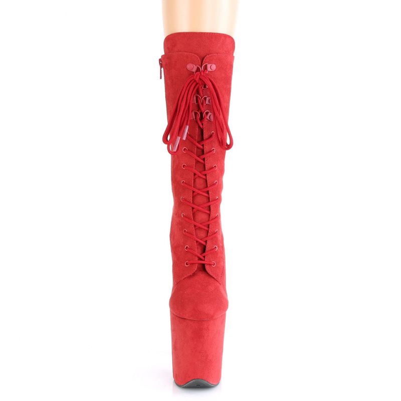 Bottines Pleaser Flamingo-1050FS Femme Rouge | FRANCE FRPCTLFO