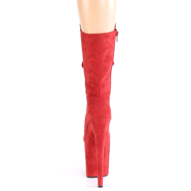 Bottines Pleaser Flamingo-1050FS Femme Rouge | FRANCE FRPCTLFO