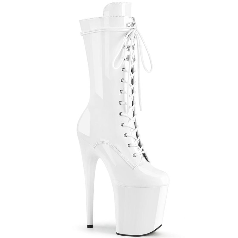 Bottines Pleaser Flamingo-1050 Femme Blanche | PARIS FRUNBZFW