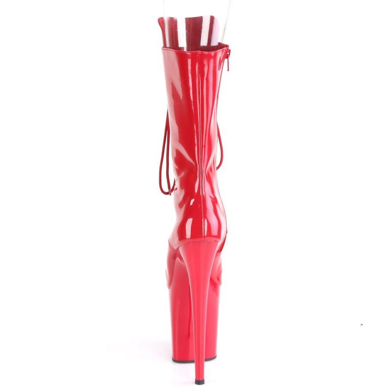 Bottines Pleaser Flamingo-1051 Femme Rouge | PARIS FRAYCLWE