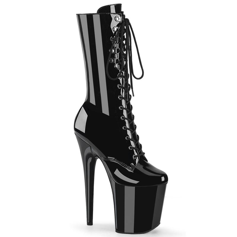 Bottines Pleaser Flamingo-1054 Femme Noir | PARIS FRUPFRLY