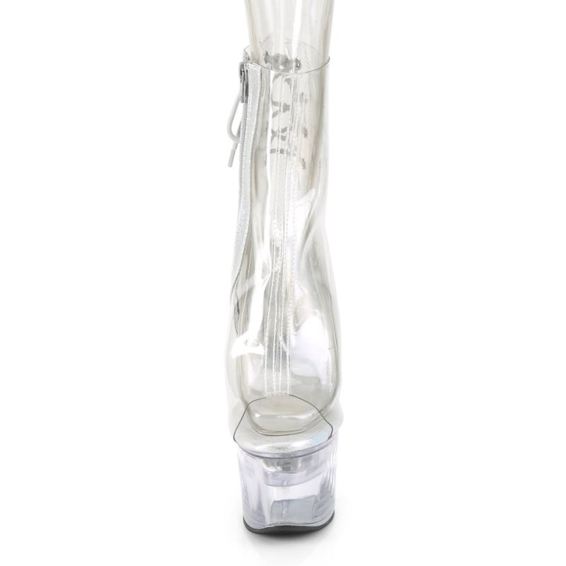 Bottines Pleaser Flashdance-1018C-7 Femme Clear | FRANCE FREHDXMQ