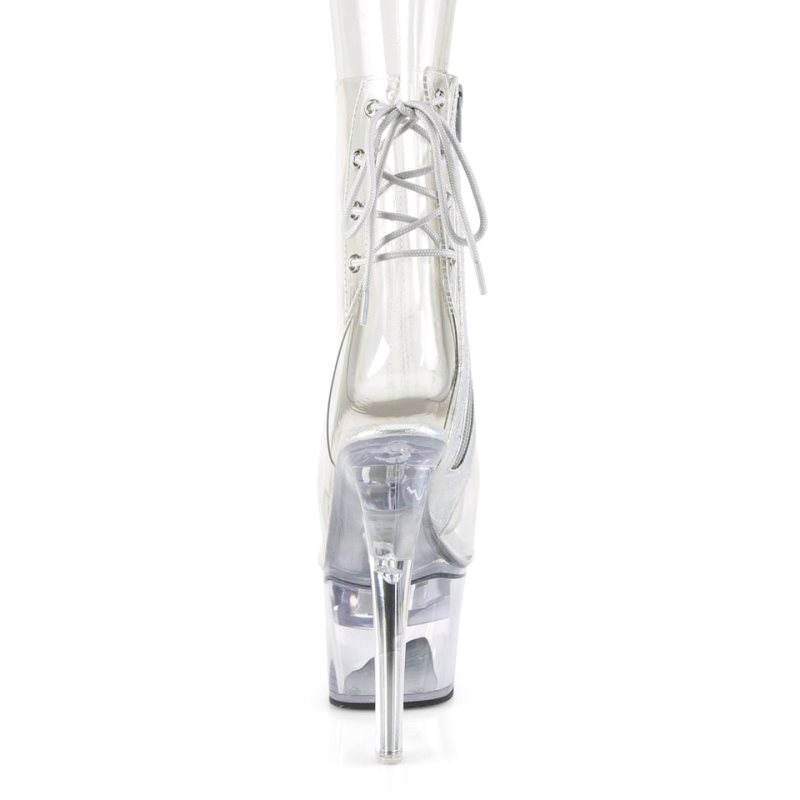 Bottines Pleaser Flashdance-1018C-7 Femme Clear | FRANCE FREHDXMQ