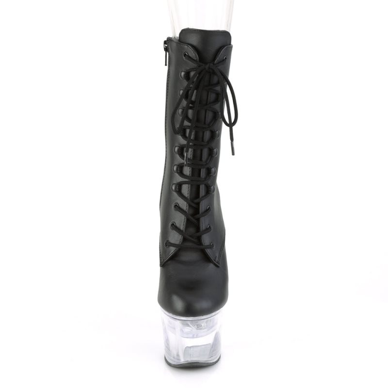 Bottines Pleaser Flashdance-1020-7 Vegan Leather Femme Noir | PARIS FRYSNAFT