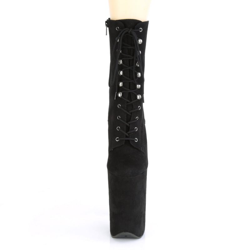 Bottines Pleaser Infinity-1020FS Femme Noir | FRANCE FRYRDAKQ