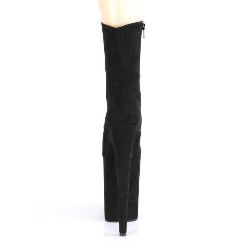 Bottines Pleaser Infinity-1020FS Femme Noir | FRANCE FRYRDAKQ