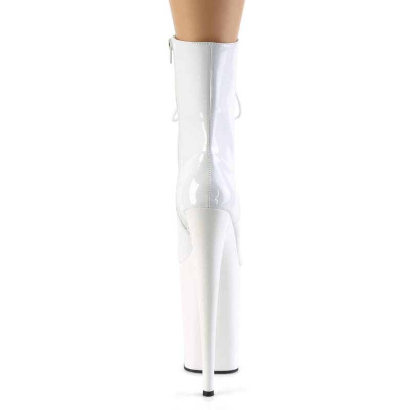 Bottines Pleaser Infinity-1020 Femme Blanche | PARIS FRDEIKFW