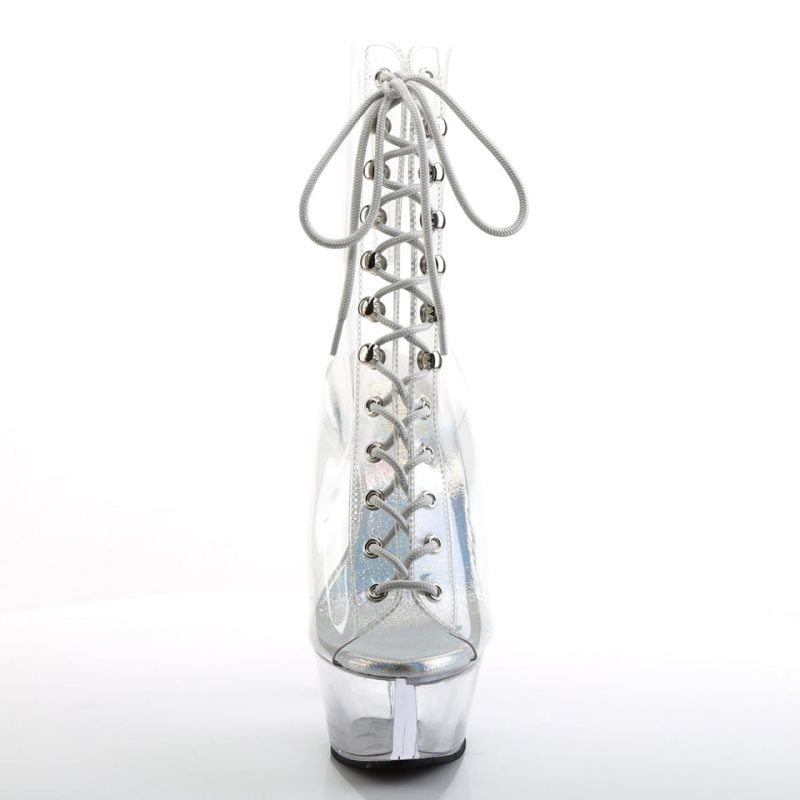 Bottines Pleaser Kiss-1016C Femme Clear | FRANCE FRQTNYAD