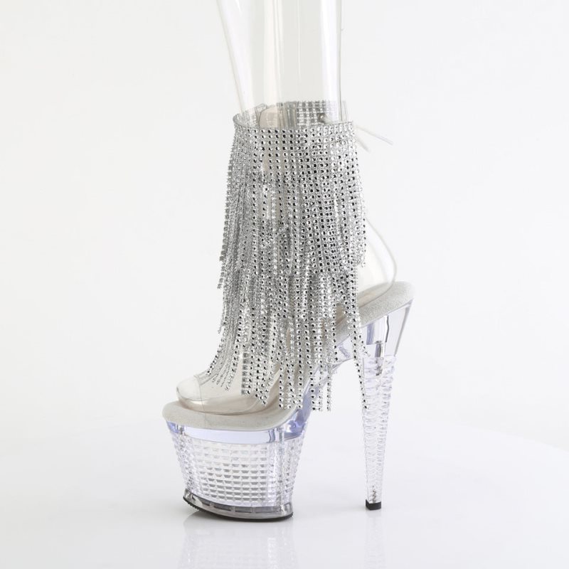 Bottines Pleaser Spectator-1017RSF Femme Argent | PARIS FROAEYFK