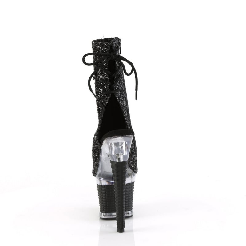 Bottines Pleaser Spectator-1018G Femme Noir | PARIS FRXFUGKA