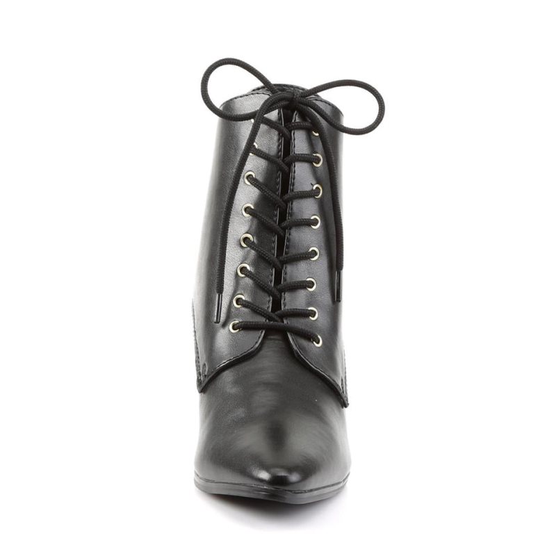 Bottines Pleaser Victorian-35 Femme Noir | FRANCE FRHOKDVC