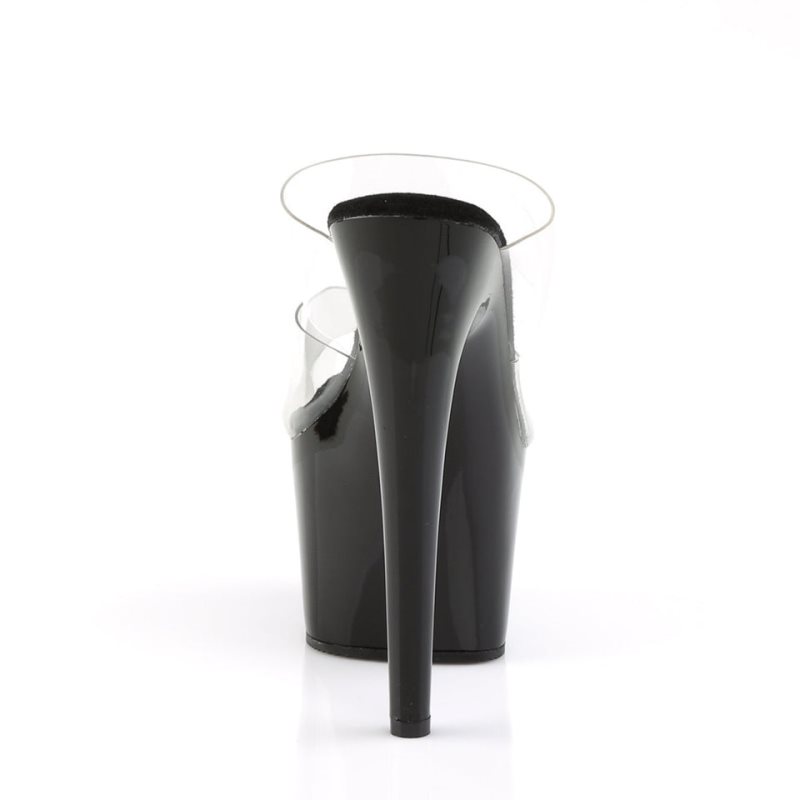 Claquette Plateforme Pleaser Adore-702 Femme Noir | PARIS FRAJESUN