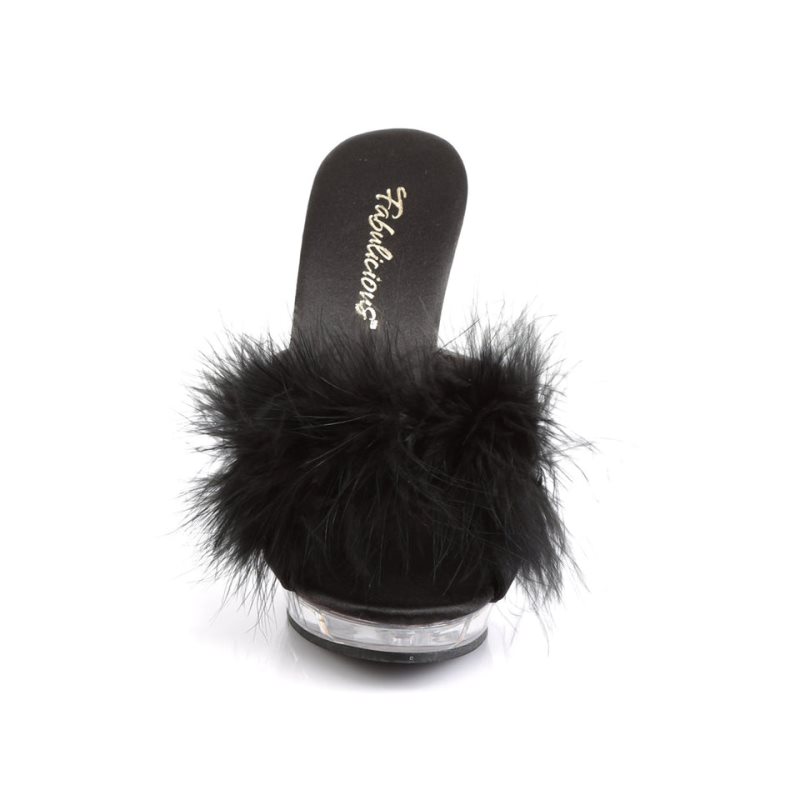 Claquette Plateforme Pleaser Lip-101-8 Femme Noir | PARIS FRGVPNRS